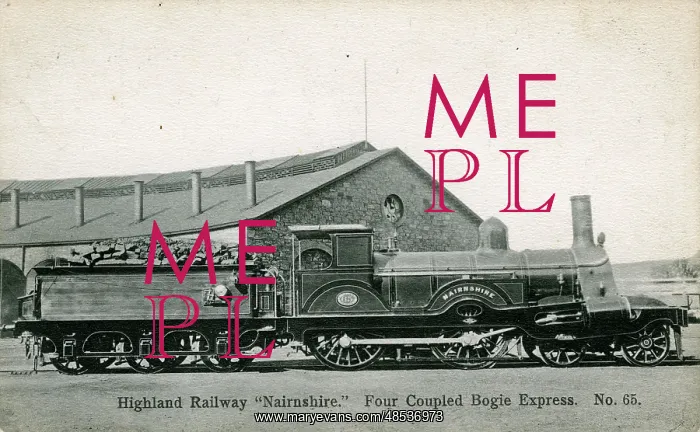 : Four Coupled Bogie Express Nairnshire, Inverness : Four Coupled Bogie Express Nairnshire, Inverness