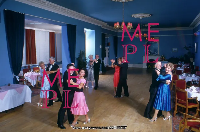  : Couples dancing in a ballroom