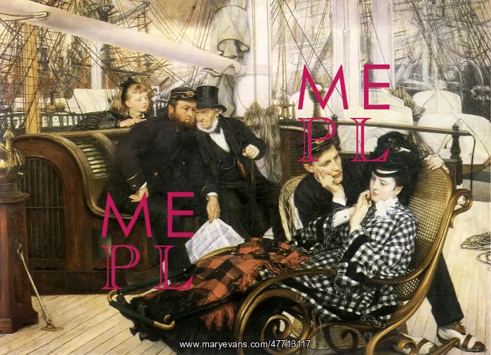  : Couples on Deck, by Tissot