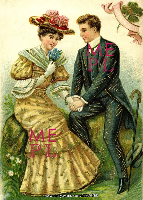 : couples, love couple, Germany, 1903 : couples, love couple, Germany, 1903