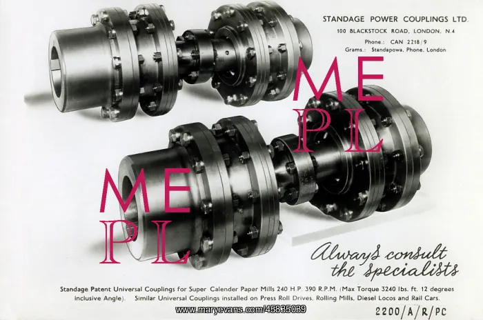 : Couplings by Standage Power Couplings Ltd : Couplings by Standage Power Couplings Ltd