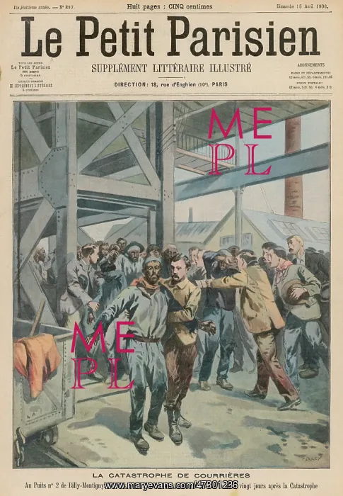 : COURRIERES DISASTER 1906 : COURRIERES DISASTER 1906