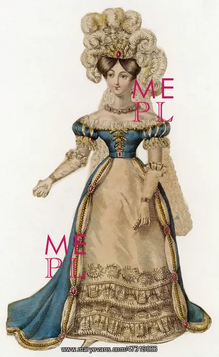 : COURT DRESS ?1825 : COURT DRESS ?1825