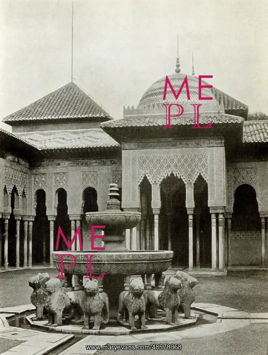 : The Court of Lions, Alhambra : The Court of Lions, Alhambra