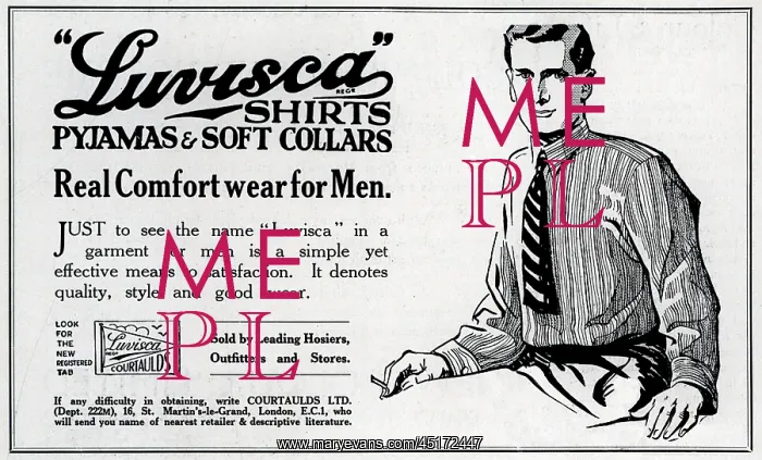 : Courtaulds Luvisca Advertisement : Courtaulds Luvisca Advertisement