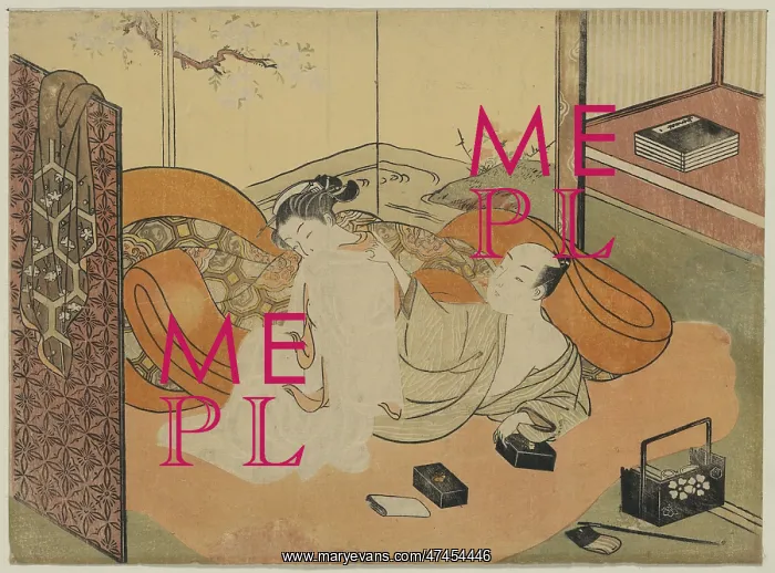  : Courtesan and her guest in bed