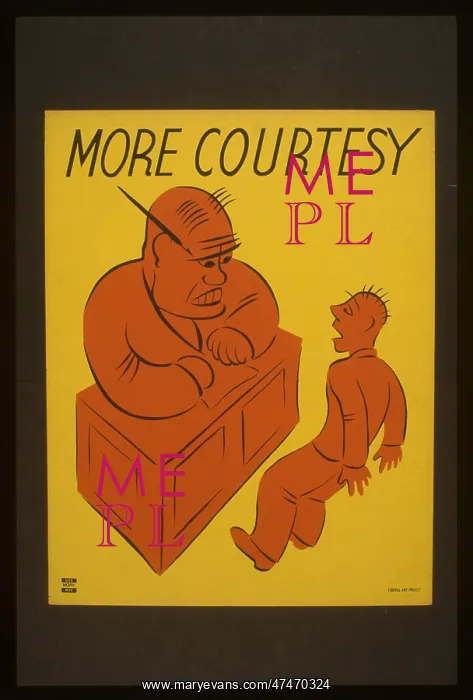 : More courtesy : More courtesy