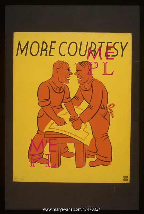 : More courtesy : More courtesy