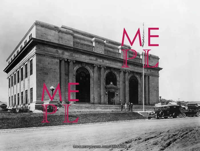 : Courthouse in Rapid City, 1929 : Courthouse in Rapid City, 1929