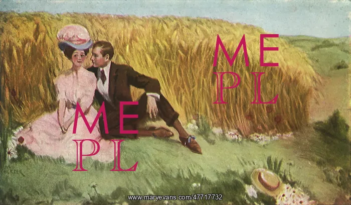: Courting by Wheat Field : Courting by Wheat Field