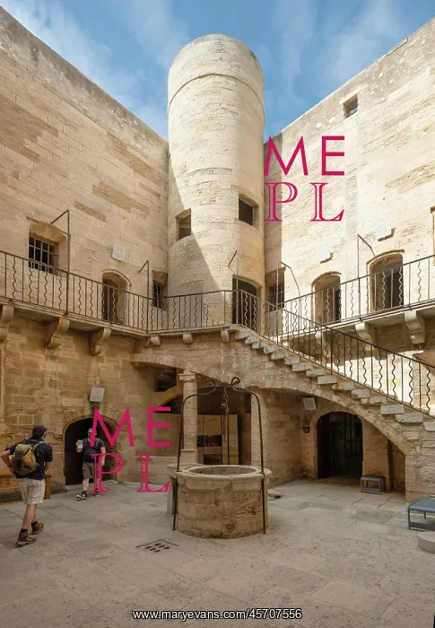 : Courtyard, Chateau d'If, Marseilles, Provence, France : Courtyard, Chateau d'If, Marseilles, Provence, France