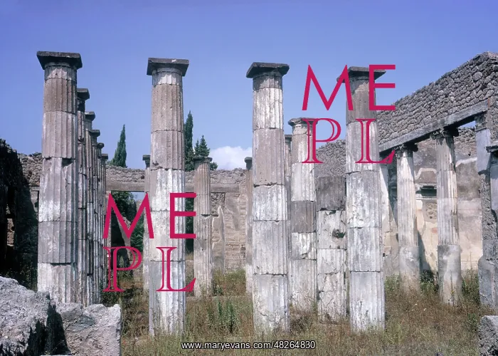 : Courtyard Colonnades, Pompeii : Courtyard Colonnades, Pompeii
