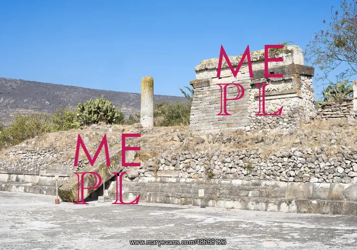 : Courtyard D, Columns Group, Mitla, Oaxaca, Mexico : Courtyard D, Columns Group, Mitla, Oaxaca, Mexico