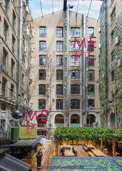 : Courtyard, Docks de Marseille, Marseilles, Provence, France : Courtyard, Docks de Marseille, Marseilles, Provence, France