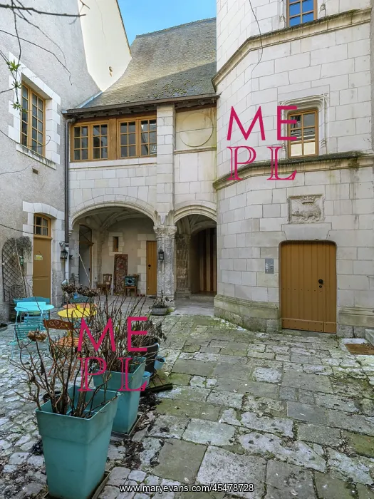 : Courtyard, Hotel Sardini, Blois, Loire Valley, France : Courtyard, Hotel Sardini, Blois, Loire Valley, France