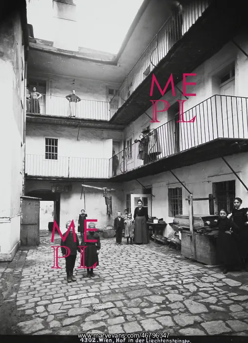 : Courtyard at Liechtensteinstrasse : Courtyard at Liechtensteinstrasse
