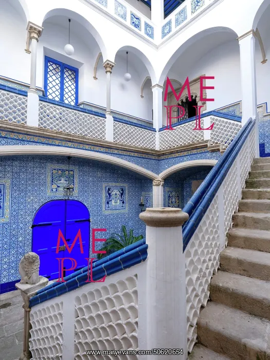 : Courtyard, Maricel Museum, Sitges, Catalonia, Spain : Courtyard, Maricel Museum, Sitges, Catalonia, Spain