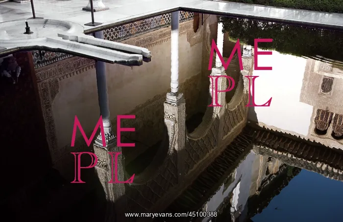 : Courtyard of the Myrtles, Comares Palace, Alhambra : Courtyard of the Myrtles, Comares Palace, Alhambra