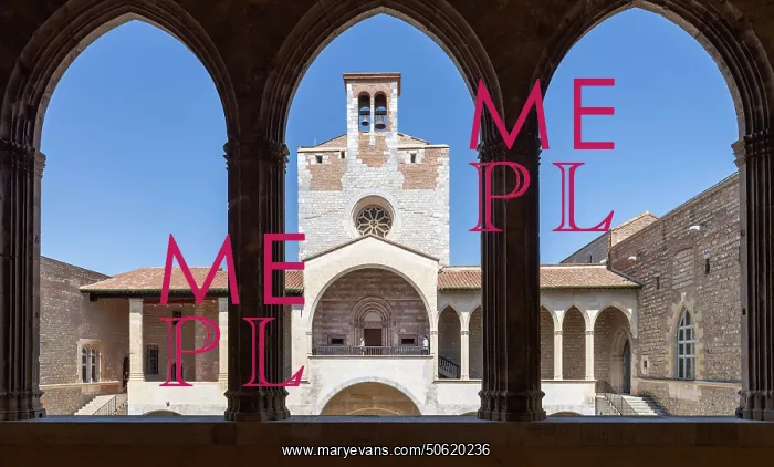 : Courtyard, Palace of the Kings of Majorca, Perpignan : Courtyard, Palace of the Kings of Majorca, Perpignan