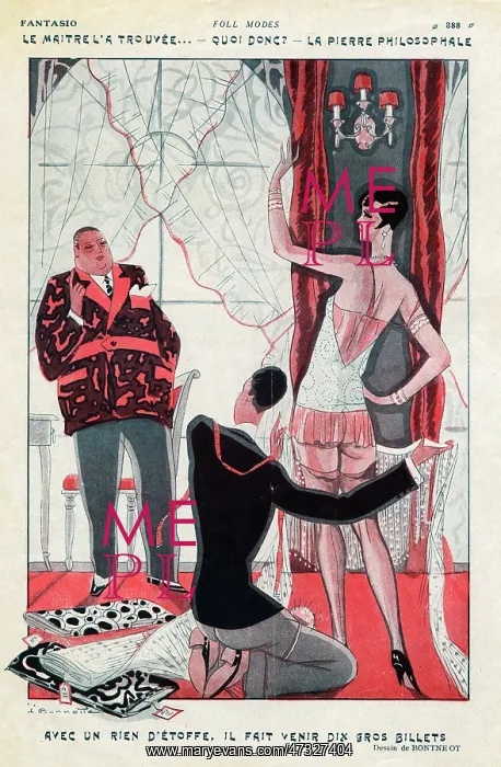: COUTURIER AT WORK 1927 : COUTURIER AT WORK 1927
