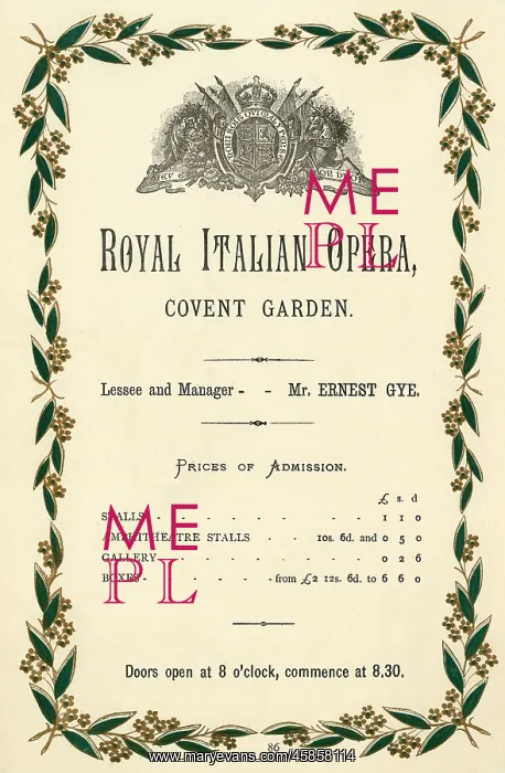: Covent Garden Advert : Covent Garden Advert