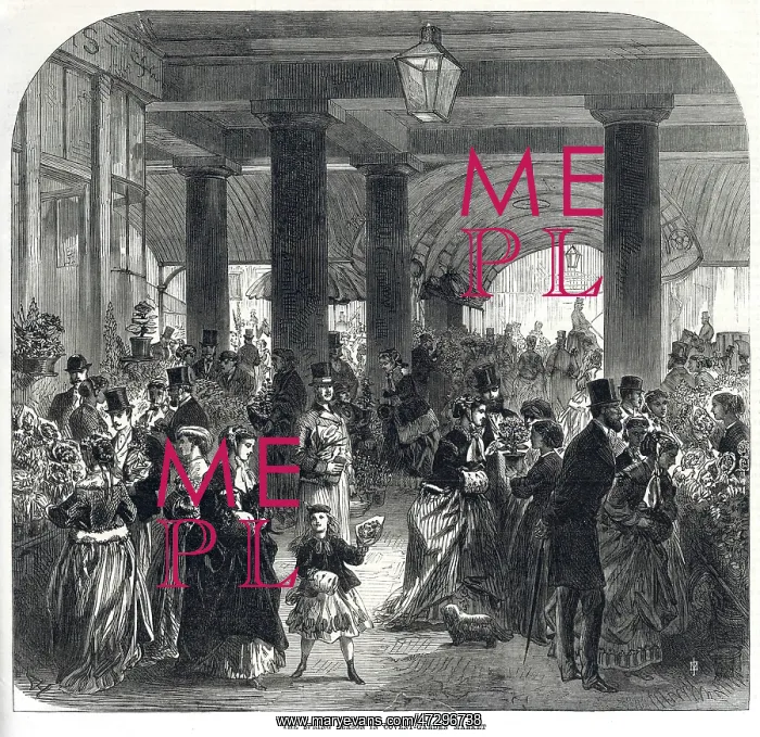 : Covent Garden in the Spring 1867 : Covent Garden in the Spring 1867