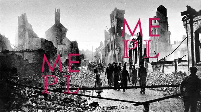 : Coventry after the Blitz, Second World War, 1940 : Coventry after the Blitz, Second World War, 1940