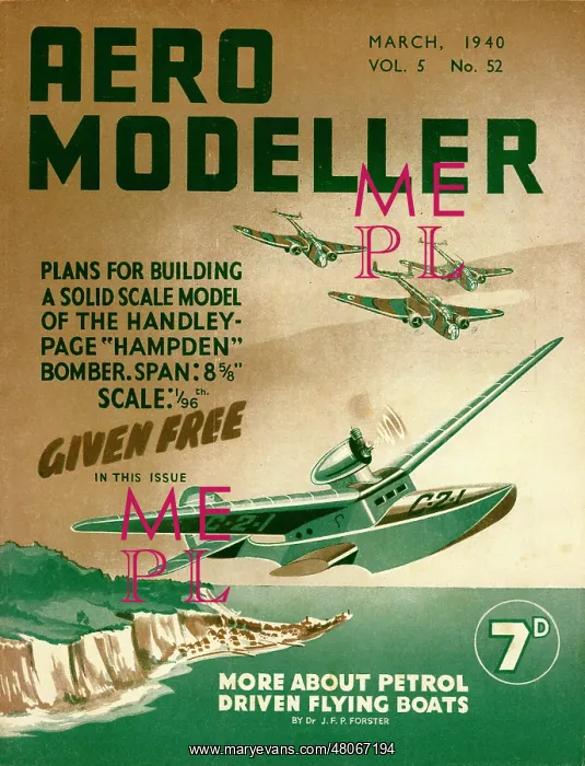: The front cover of The Aero Modeller : The front cover of The Aero Modeller