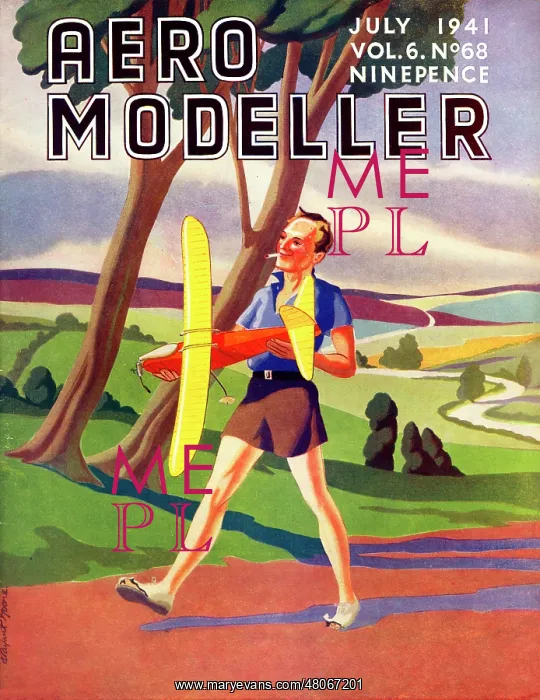 : The front cover of The Aero Modeller : The front cover of The Aero Modeller
