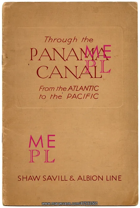: The front cover of the book, Through the Panama Canal : The front cover of the book, Through the Panama Canal