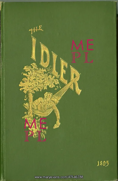 : Cover - bound volume of The Idler magazine : Cover - bound volume of The Idler magazine