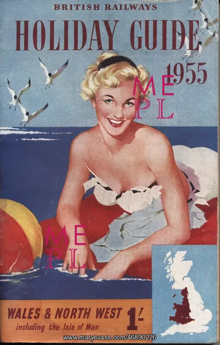 : Front cover of British Railways Holiday Guide : Front cover of British Railways Holiday Guide