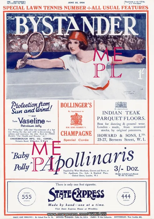 : Front cover of The Bystander, 25th June 1924 : Front cover of The Bystander, 25th June 1924