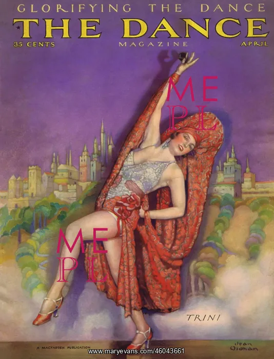 : Cover of Dance magazine, April 1928