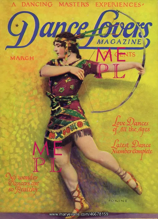  : Cover of Dance Magazine, March 1924