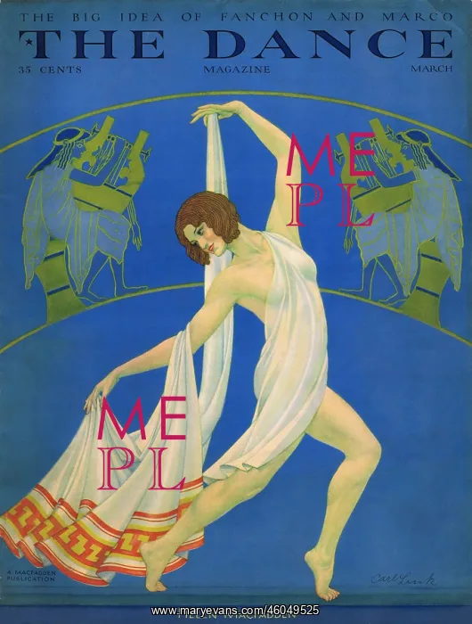  : Cover of Dance magazine, March 1929
