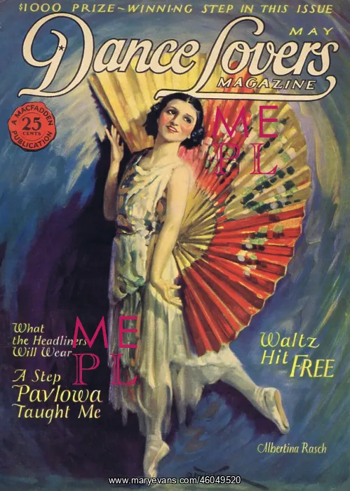 : Cover of Dance magazine, May 1925 : Cover of Dance magazine, May 1925