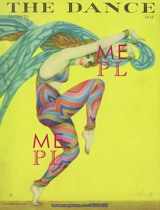 : Cover of Dance Magazine, May 1927 : Cover of Dance Magazine, May 1927