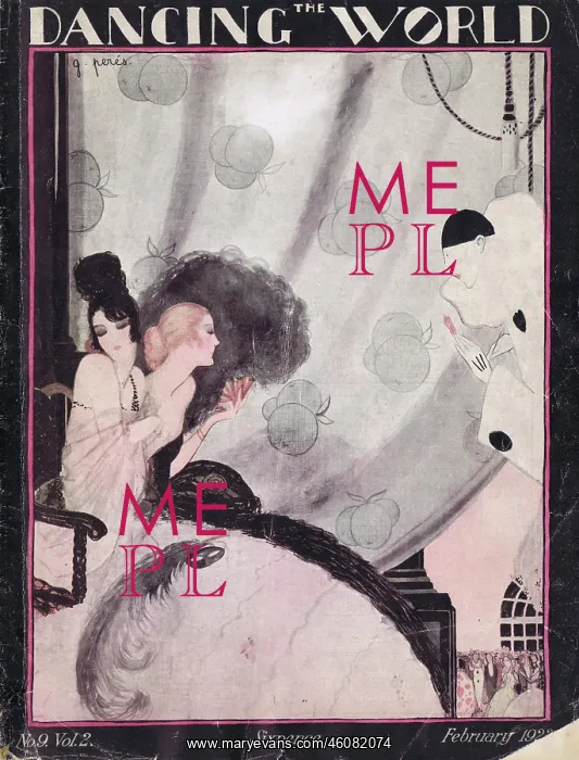  : Front cover of The Dancing World magazine, 1922