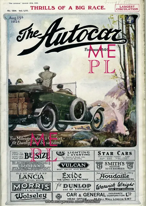 : Cover design, The Autocar Magazine : Cover design, The Autocar Magazine