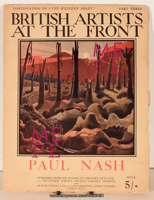 : Cover design, British Artists at the Front : Cover design, British Artists at the Front