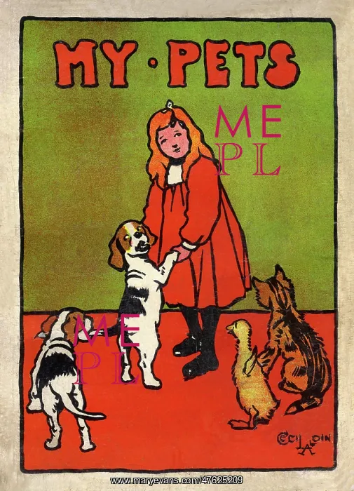  : Cover design by Cecil Aldin, My Pets and Their Ways
