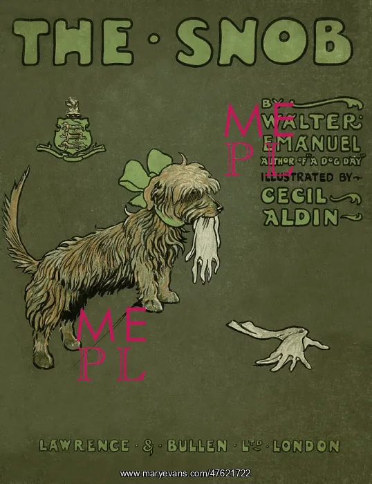 : Cover design by Cecil Aldin, The Snob : Cover design by Cecil Aldin, The Snob