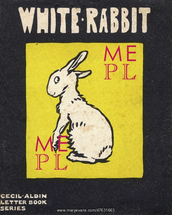 : Cover design by Cecil Aldin, White Rabbit : Cover design by Cecil Aldin, White Rabbit