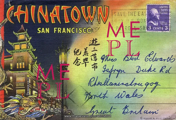 : Cover design, Chinatown, San Francisco, California, USA