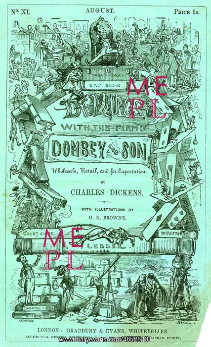 : Cover design, Dombey and Son : Cover design, Dombey and Son