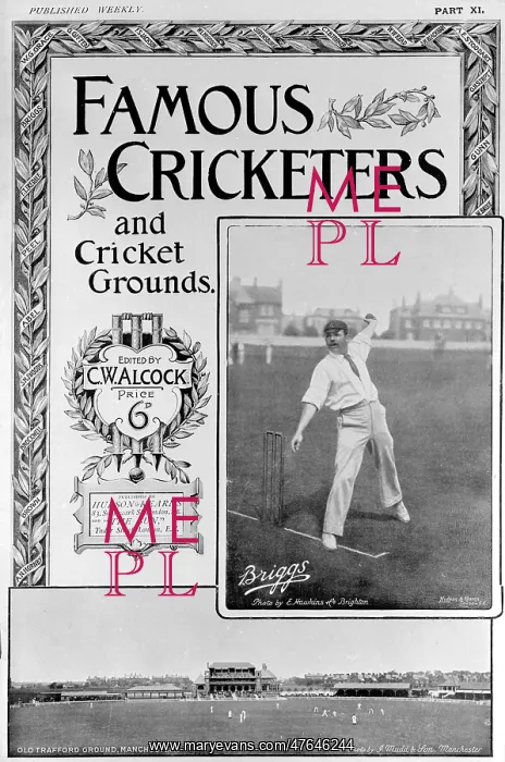 : Cover design, Famous Cricketers and Cricket Grounds, XI : Cover design, Famous Cricketers and Cricket Grounds, XI