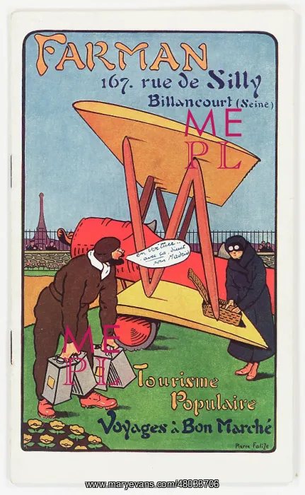 : Cover design, Farman aviation brochure : Cover design, Farman aviation brochure