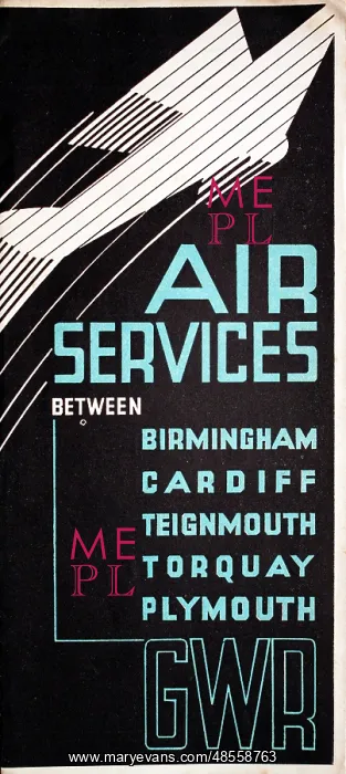 : Cover design, GWR Air Services : Cover design, GWR Air Services
