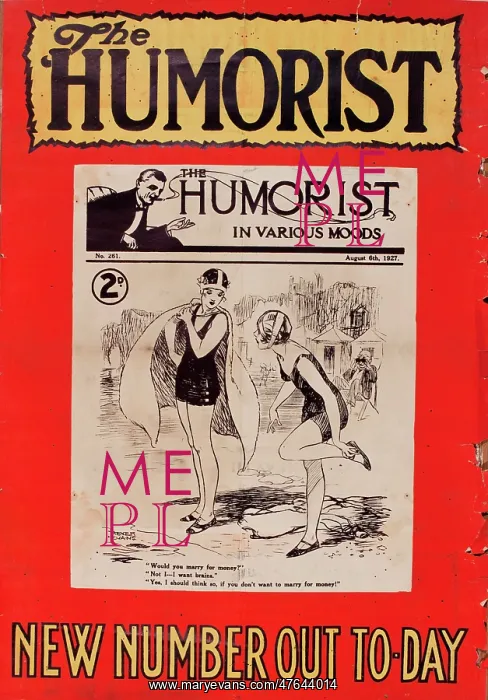 : Cover design, The Humorist : Cover design, The Humorist